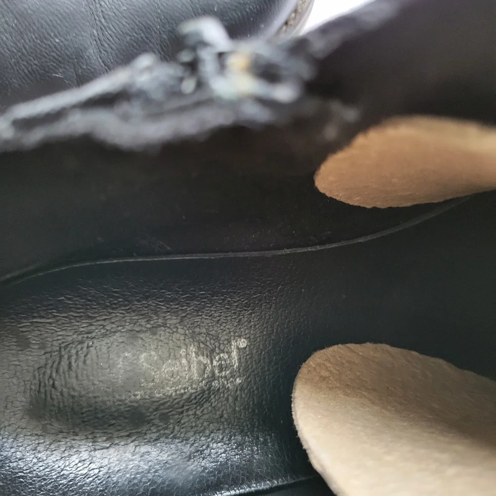 Josef Seibel black leather booties size 39 - Picture 2 of 9